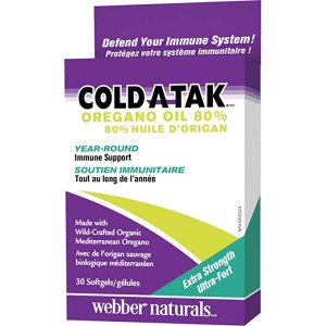 Масло от риган 180 мг 30 гел-капсули | Webber Naturals 