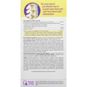 Osteo Back Pain Relief with InflamEase 275 мг 120 капсули | Webber Naturals