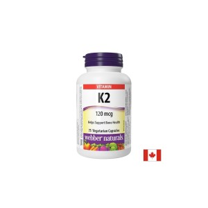 Витамин K 120 µg х 75 капсули | Webber Naturals