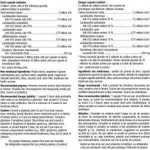 Probiotic 5 млрд. CFU с червена боровинка 45 капсули | Webber Naturals