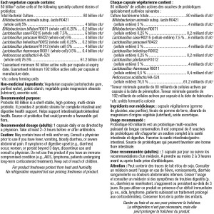 Probiotic 80 млрд. живи бактерии 20 веге капсули | Webber Naturals Probiotic 80 млрд. живи бактерии 20 веге капсули | Webber Naturals