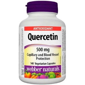 Quercetin 500 мг 140 вегетариански капсули | Webber Naturals