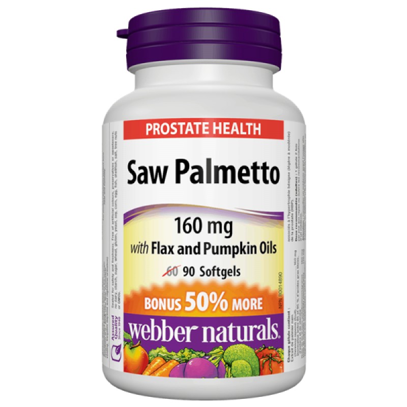 Категория:SawPalmettoWithFlaxAndPumpkinOils Saw Palmetto with Flax and Pumpkin Oils е натурална формула в подкрепа здравето на простатата. Всяка мека желат