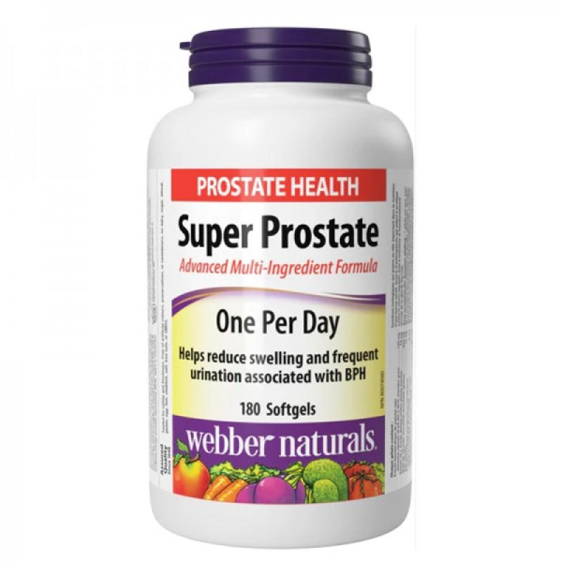 Super Prostate 180 гел-капсули | Webber Naturals