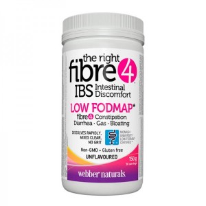 The Right Fibre 4 IBS Intestinal Discomfort 150 гр | Webber Naturals The Right Fibre 4 IBS Intestinal Discomfort 150 гр | Webber Naturals
