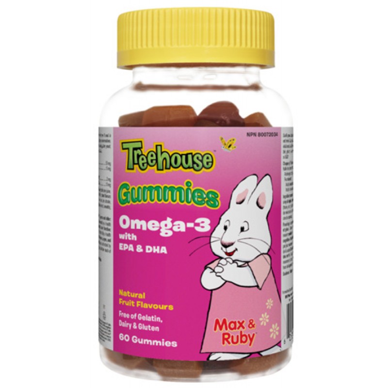 TREEHOUSE™ ОМЕГА-3 за Деца (с EPA и DHA) 50 мг 60 таблетки | Webber Naturals 