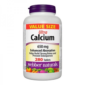 Ultra Calcium 650 мг 280 таблетки | Webber Naturals