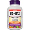 Vitamin B6 + B12 + Folic Acid 120 капсули | Webber Naturals