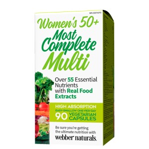 Women’s Most Complete Multi 50+ 90 веге капсули | Webber Naturals