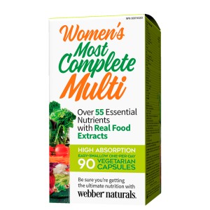 Women’s Most Complete Multi 90 веге капсули | Webber Naturals