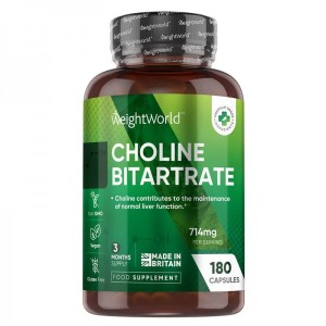 Choline Bitartrate 180 капсули | Weight World