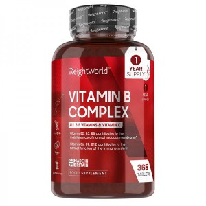 Vitamin B Complex + Vitamin C 365 таблетки | Weight World