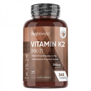 Vitamin K2 MK-7 200 мкг 400 таблетки | Weight World