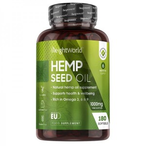 Hemp Seed Oil 180 гел-капсули | Weight World