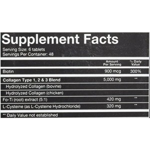 Mens Collagen Advanced Formula 290 Tablets Youtheory