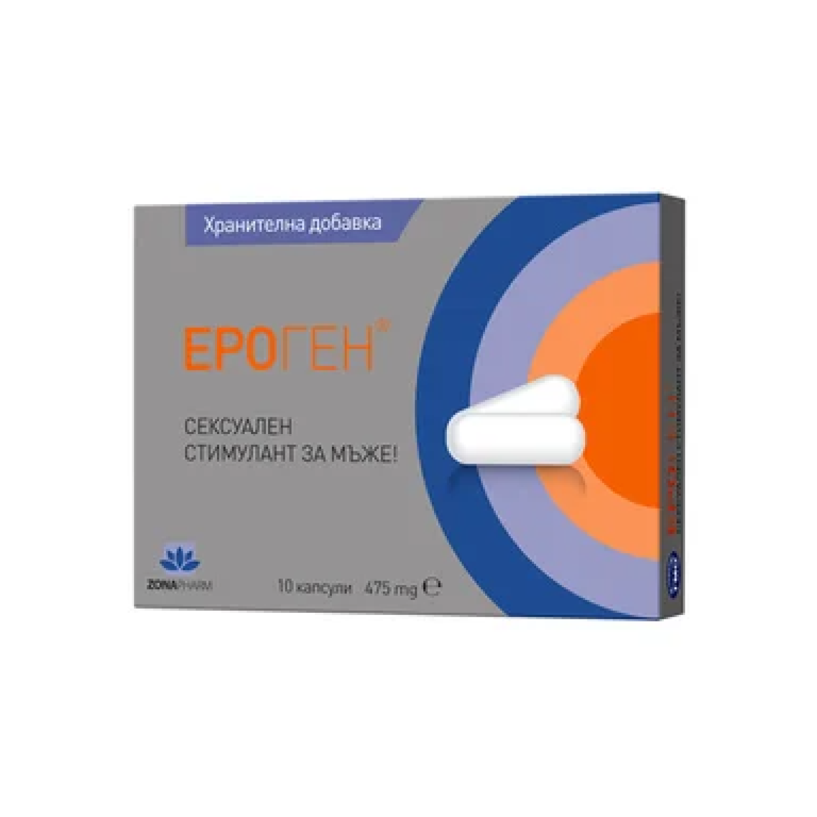 Ероген Капсули Цена | Сексуален Стимулант за Мъже | ZonaPharm