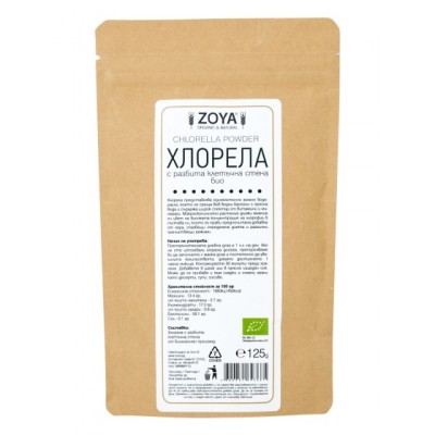 Хлорела на прах 125 гр | ZOYA Хлорела на прах (Chlorella Powder) - Суперхраната, която балансира рН и детоксикира организма. Хлорелата е микроскопичното сферично водорасло, част от семейство Chlorophyta. То е Хлорела на прах 125 гр | ZOYA Хлорела на прах 