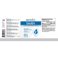 Биотин (Biotin) 500 мкг 60 капсули / 60 дни | Biovea