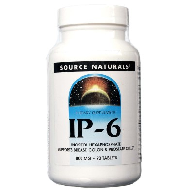 IP-6 Инозитол Хексафосфат 800 мг 90 таблетки Source Naturals Подпомага сърдечно-съдовата дейност Укрепва имунната система Поддържа клетките на простата и млечните жлези Подпомага функцията на черния д IP-6 Инозитол Хексафосфат 800 мг 90 таблетки Source Na