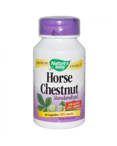 Horse Chestnut е успешно средство за справяне с разширените вени и поддържането на здрави кръвоносни съдове.