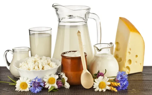При дисбактериоза много добре повлиява употребата на млечни продукти - мляко, извара, кефир