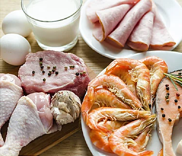 Vitamin B12 може а откриете и в много храни, като някои от тях са млечните продукти, риба, месо, ракообразни.