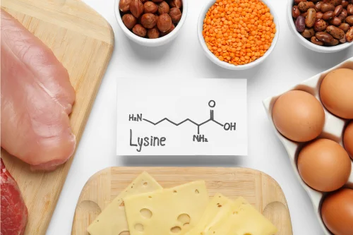 L-Lysine помага за успояването на калций, желязо и цинк, стимулира производството на колаген и поддържа имунната система. 