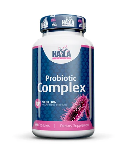 10 Billion Acidophilus & Bifidus Probiotic Complex от Haya Labs помага за подобряване на чревната флора