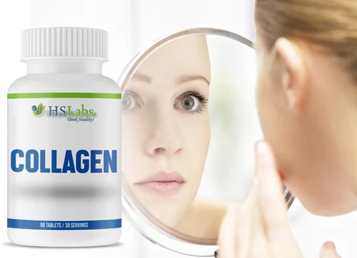 Collagen 90 tablets на топ цена от HSLabs влияе положително върху плътността на кожата
