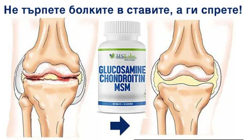 Glucosamine + MSM + Chondroitin 90 tablets на супер цена от HSLabs намалява болките в ставите