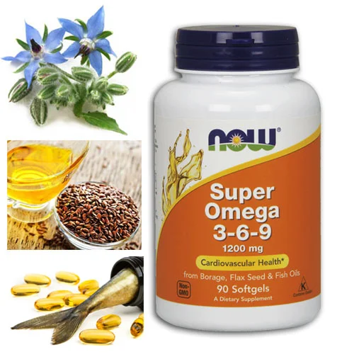 Super Omega 3-6-9 1200 mg 90 softgels от Now Foods на топ цена доставя ценни масла на организма, източник на омега-3-6-9