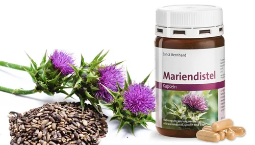 Milk Thistle 90 capsules на ниска цена от Sanct Bernhard прочиства токсините от организма и дава енергия